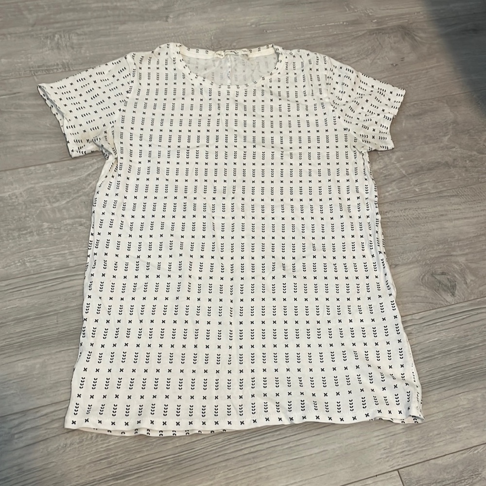 Rag and Bone/Jeans T-shirt XS white print